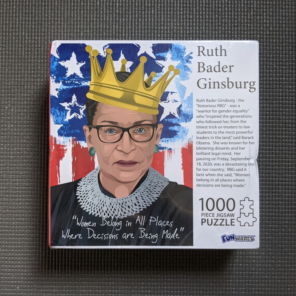 Ruth Bader Ginsburg 1000 Piece Puzzle